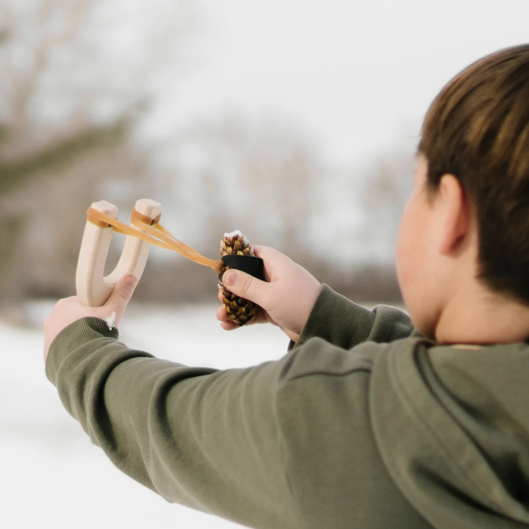 Take Aim - Slingshot + Spinning Target