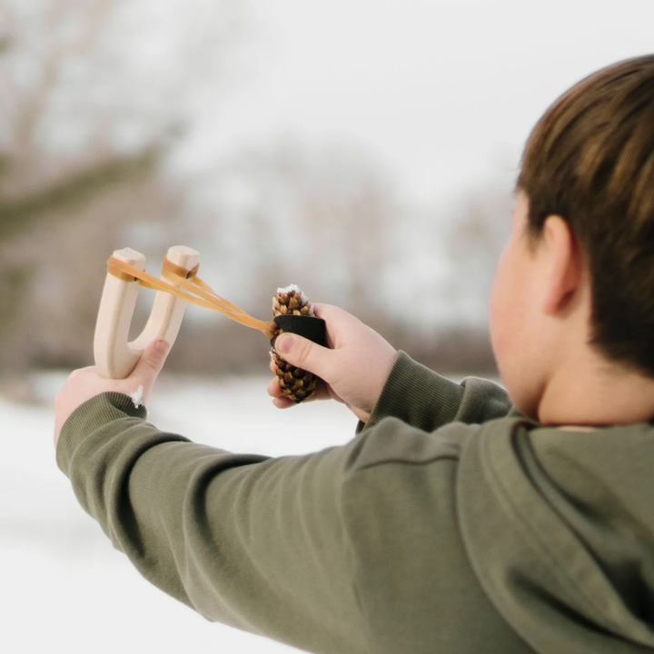 Take Aim - Slingshot + Spinning Target