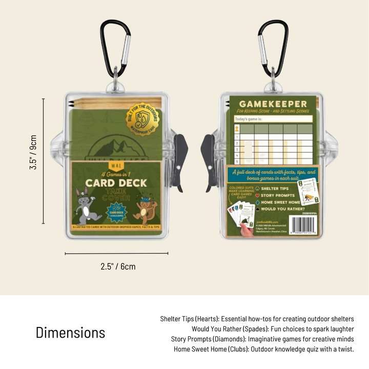 Take Cover 4 in 1 Card Deck