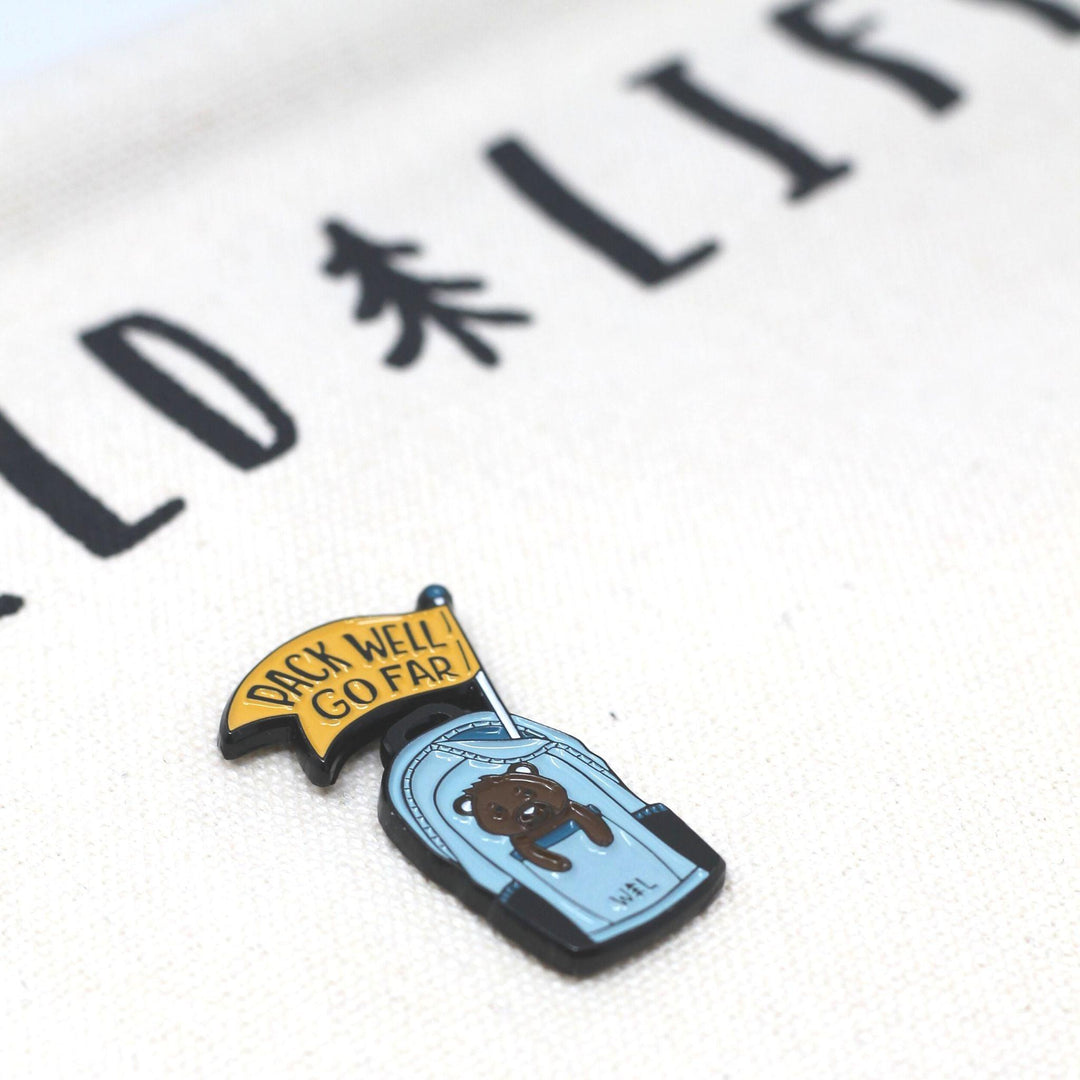 Bear Backpack Enamel Pin - Wild | Life Outdoor Adventures